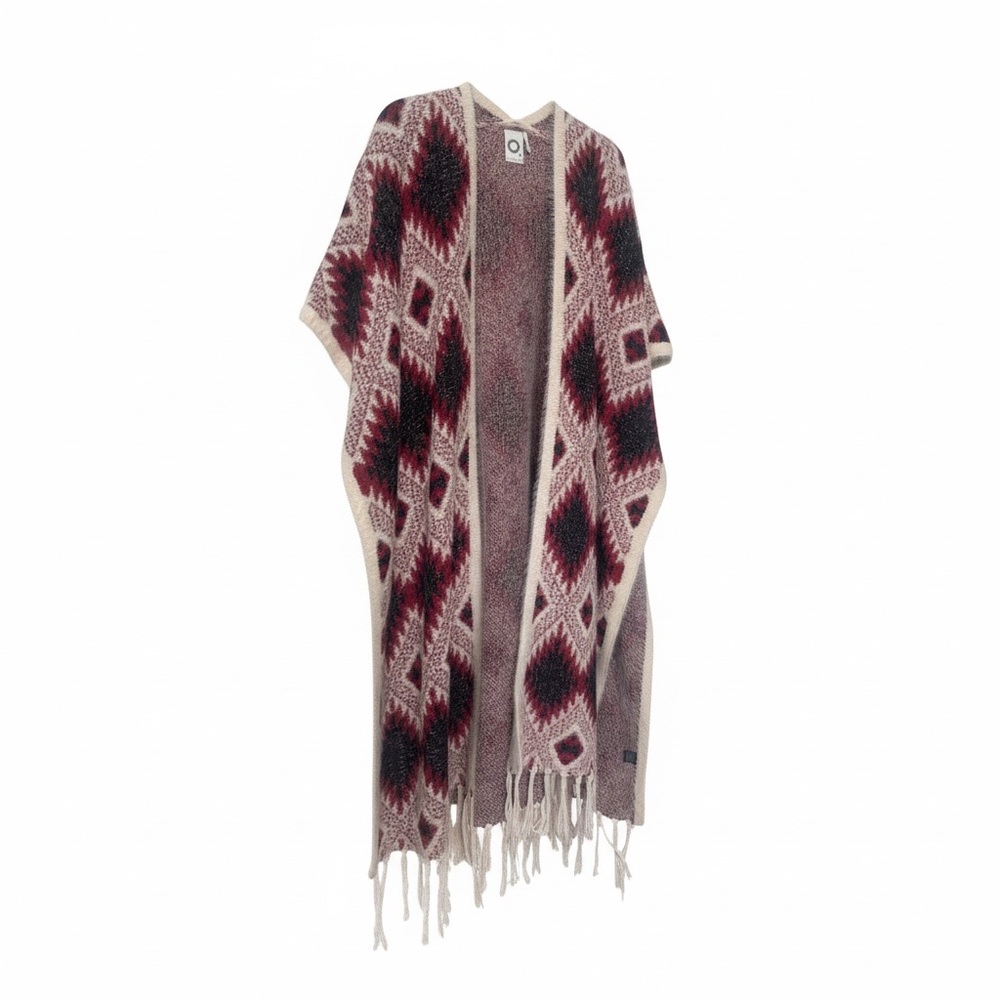 Geometric Patterned Poncho